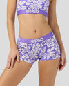 【SALE 50%OFF】FLORAL PURP<br>BOY SHORT