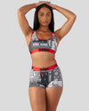 【SALE 50%OFF】<br>INFRARED PATCHWORK<br>SPORTS BRA