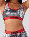【SALE 50%OFF】<br>INFRARED PATCHWORK<br>SPORTS BRA