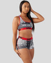 【SALE 50%OFF】<br>INFRARED PATCHWORK<br>SPORTS BRA
