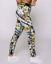【SALE 50%OFF】<br>TIE DYE SUNFLOWER MIX<br>LEGGING