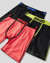 COOL MESH 3 PACK - ELECTRIC NEON<br>STANDARD LENGTH